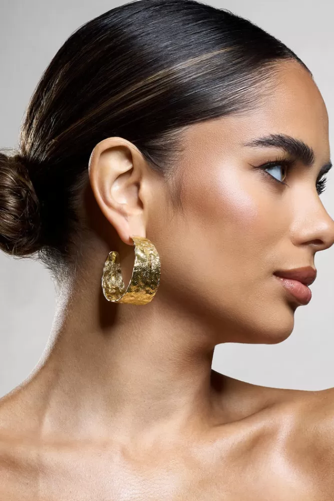 Club L London Antigua | Textured Hoops GOLD Best