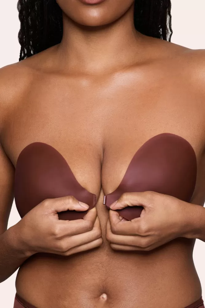 Club L London Invisibra | Boomba Invisible Sticky Bra COCOA Flash Sale