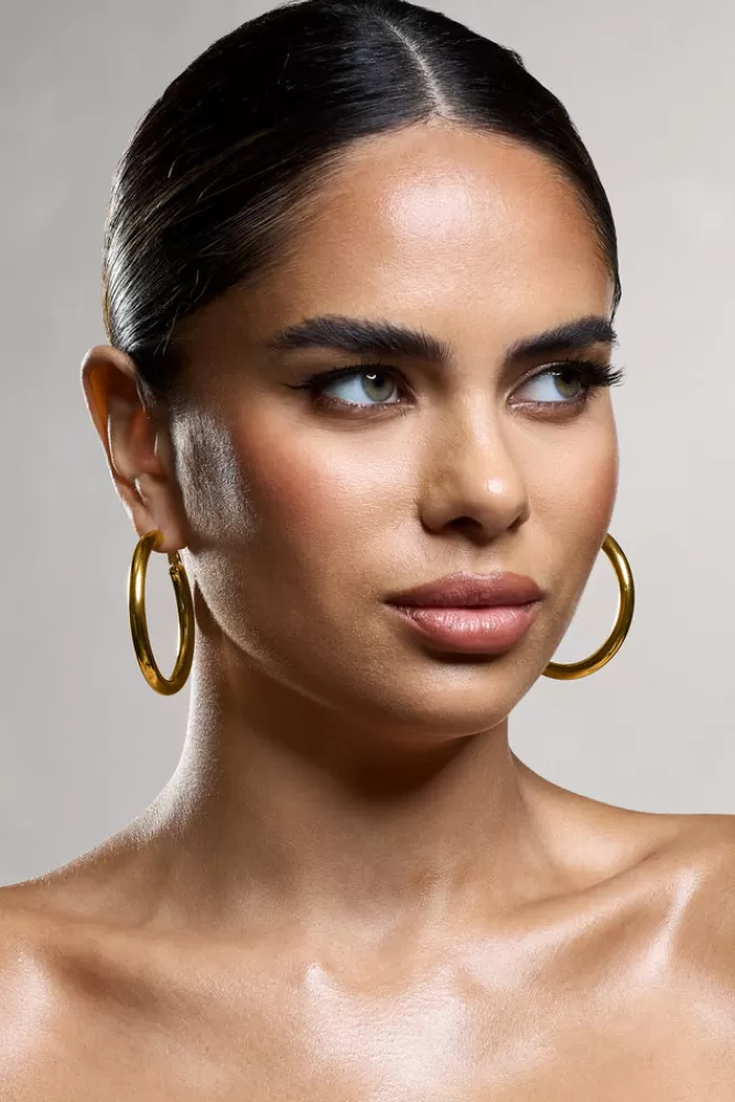 Club L London Mira | Hoop Earrings GOLD Outlet