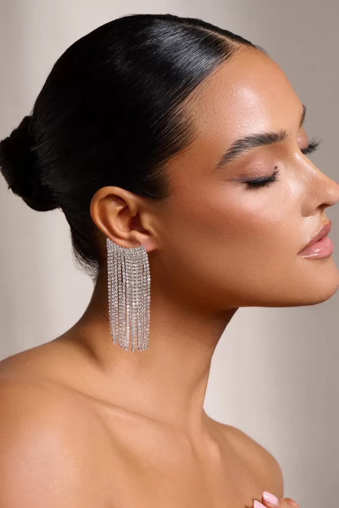 Club L London Monika | Tassel Earrings SILVER Best