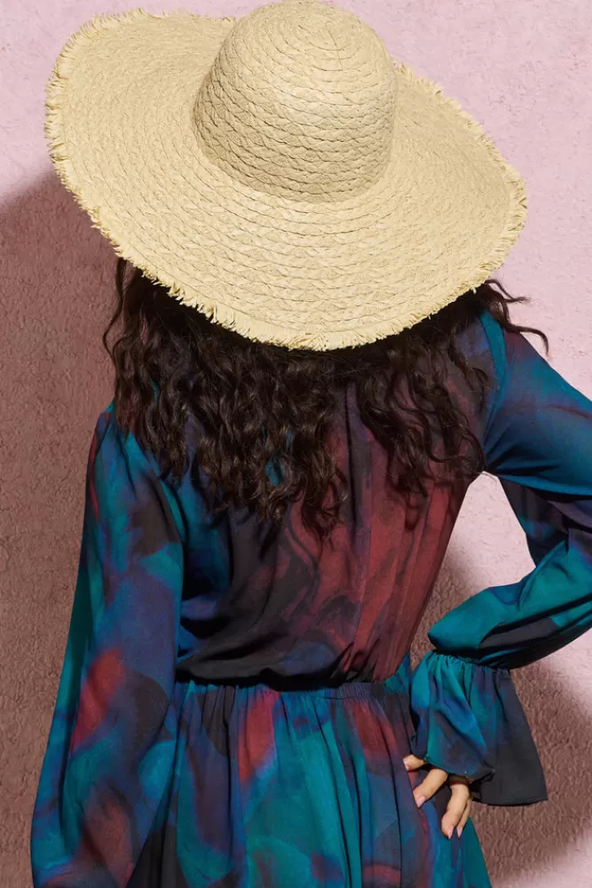 Club L London Sunshine | Straw Sun Hat CREAM Best